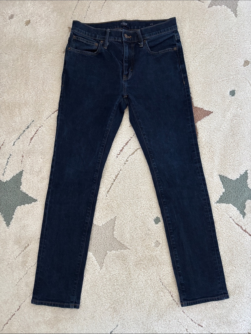 J. Crew Men's Slim Jeans in Dark Blue